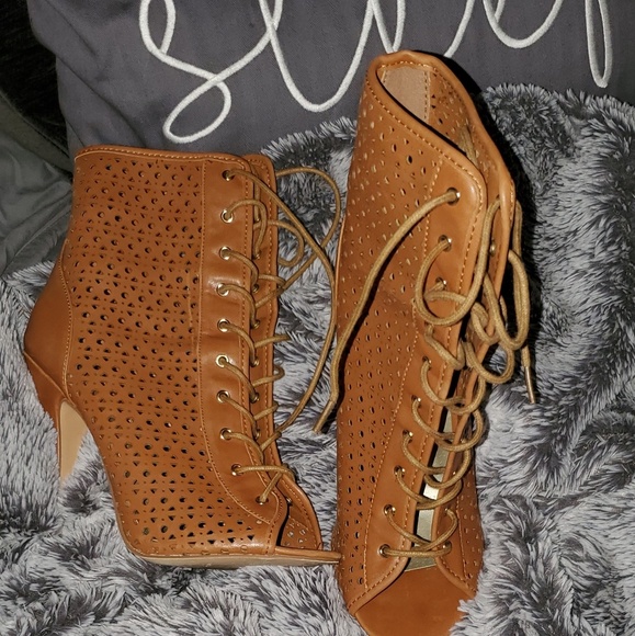 Brown Booties - Picture 1 of 4